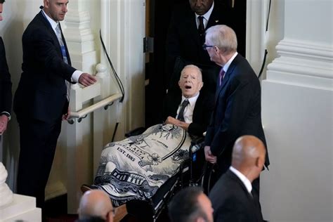 Jimmy Carter set to lead presidents, first ladies in mourning and celebrating Rosalynn Carter